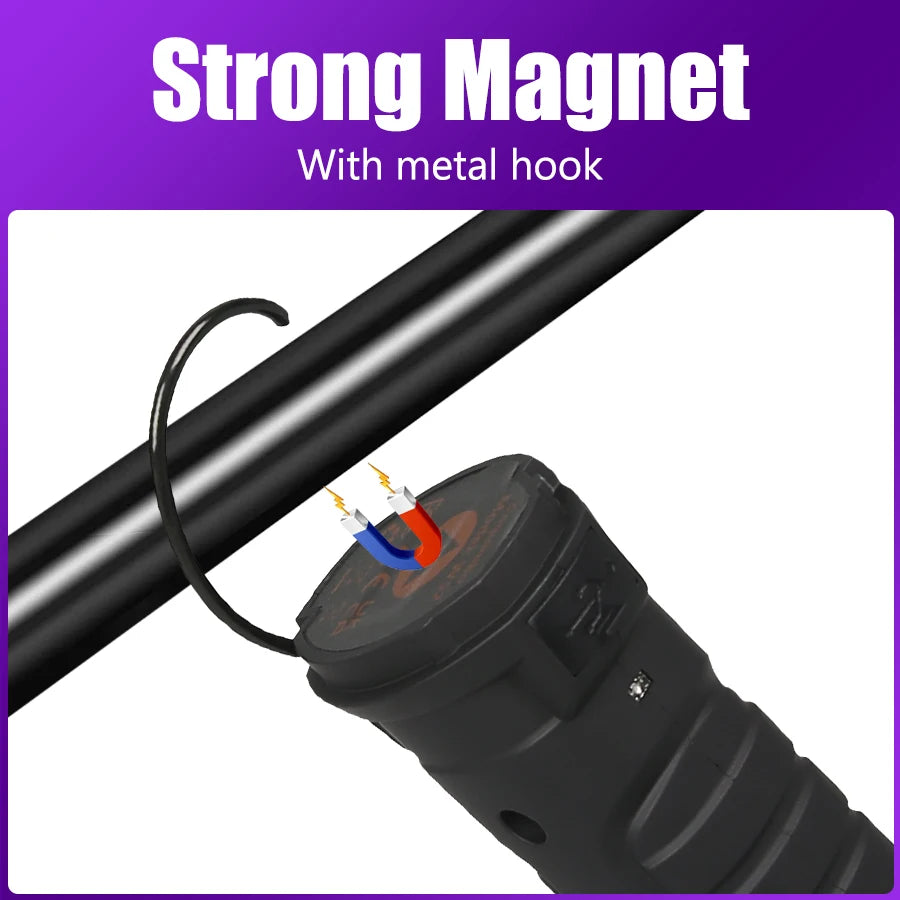 UV Black Light Flashlight USB Rechargeable – 5 Modes, 395nm