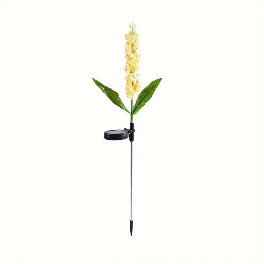 Solar Garden Light Simulation Wind Signal Outdoor Home Decoration Zpaxo white