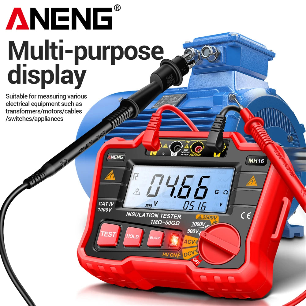 Test Tools ANENG MH16 Insulation Resistance Meters AC DC Voltage