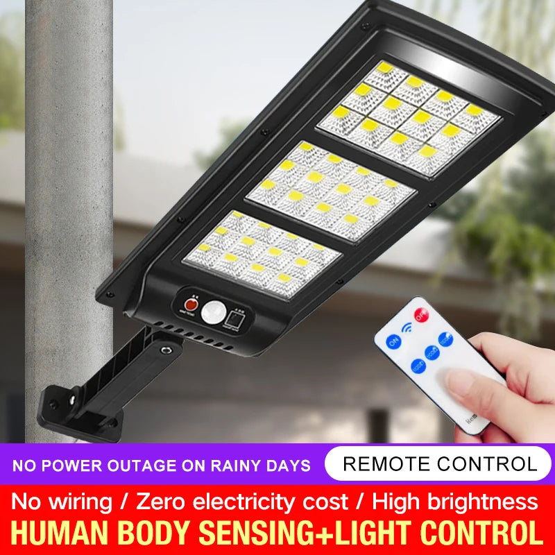 Outdoor Waterproof Solar Integrated Remote Control Small Street Lamp