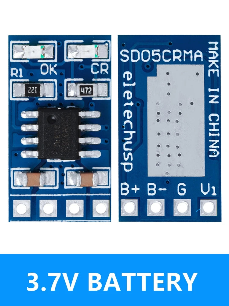 MPPT Solar Charge Controller 1A 3.2v 3.7V 18650 LiPo Li-ion Lithium Battery Charger Module SD05CRMA Solar Panel Battery Charging Zpaxo 3.7v bATTERY 10pcs