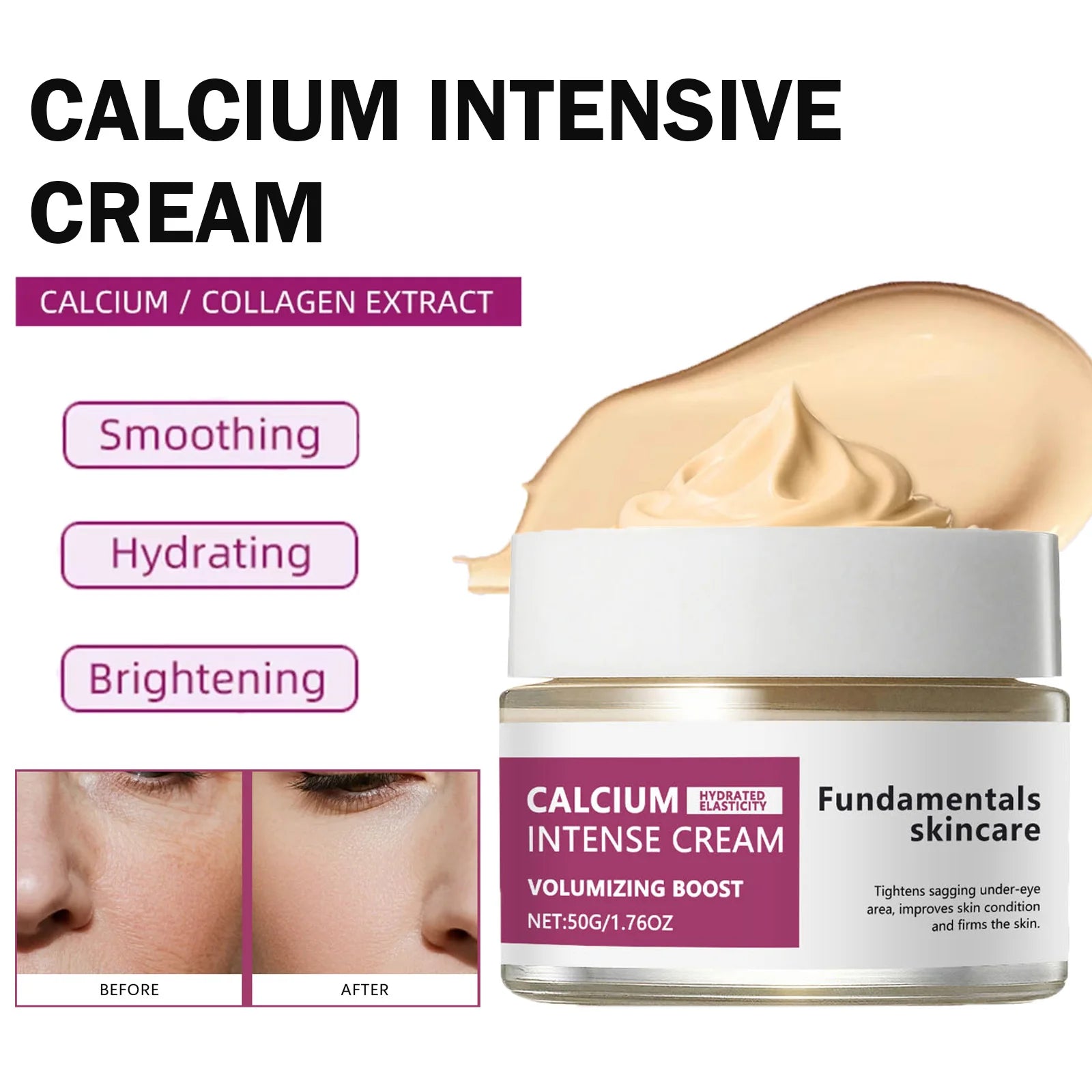 Hoygi Calcium Intense Cream – Firming, Lifting & Hydrating Facial Firming Cream Zpaxo