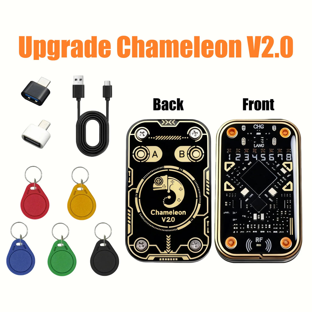 Chameleon Ultra Contactless Smart Card Emulator Compatible NFC Read Zpaxo black set