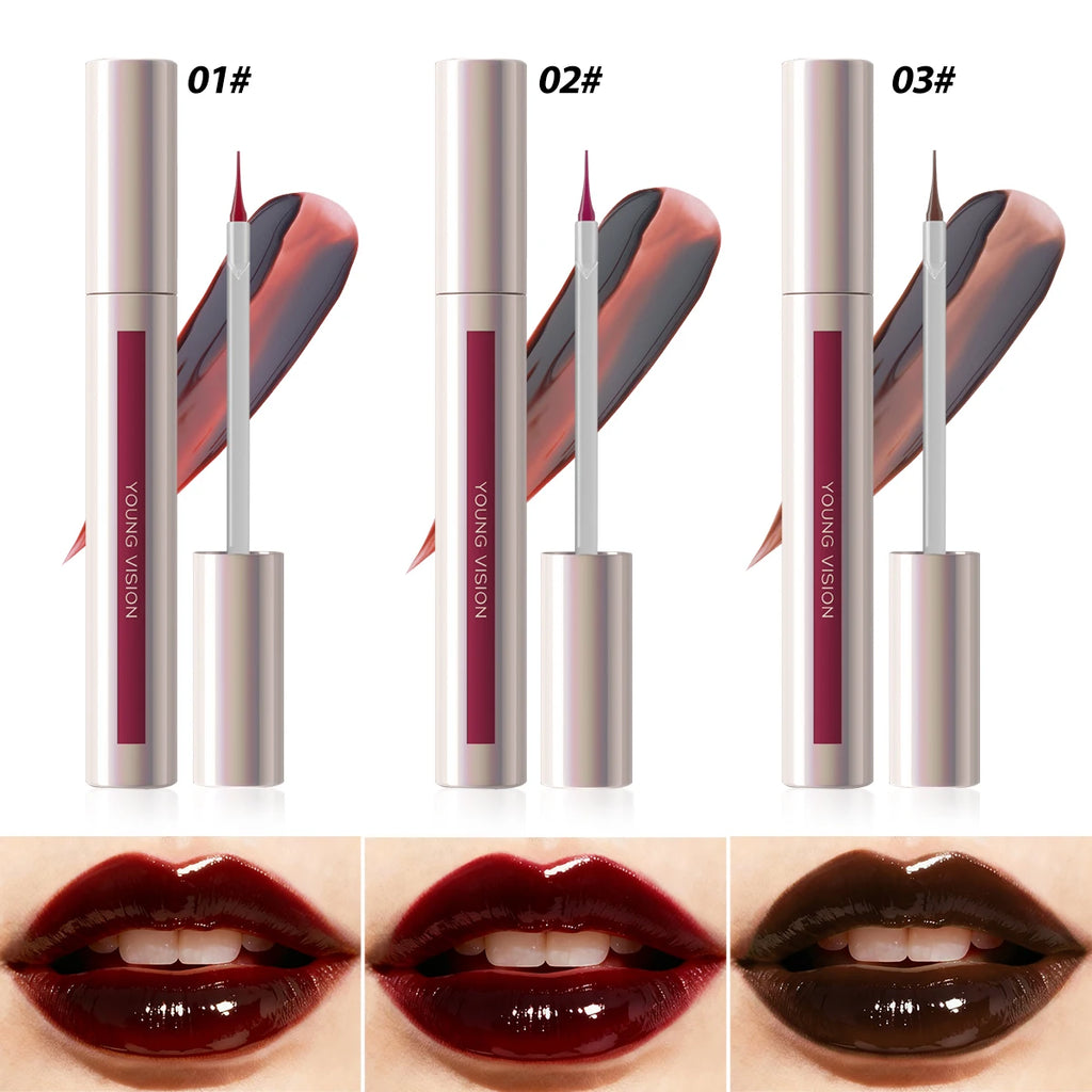 Tear-Off Lip Liner Peel-Off Lip Liner Matte Smudge-Free Hook & Loop Lip Pencil Makeup Pencil Zpaxo