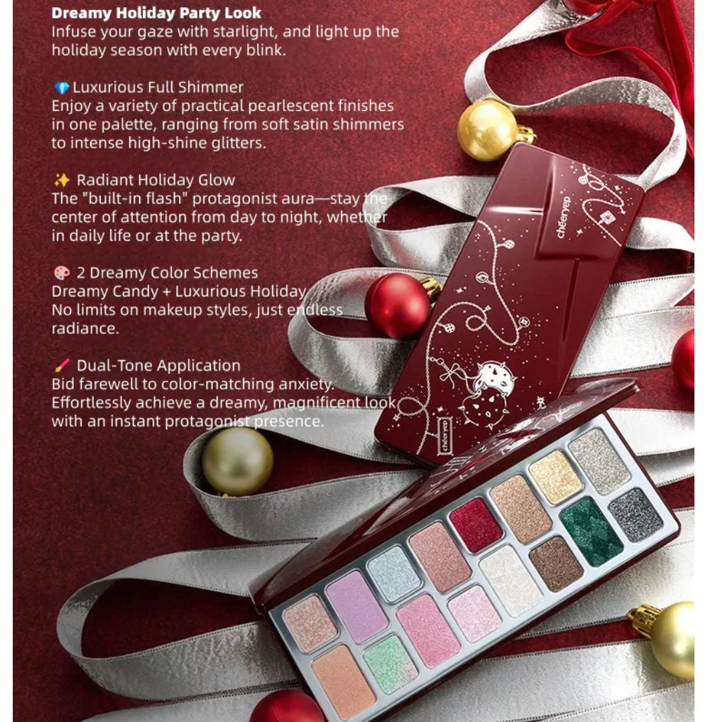 Qianyan Cheeryep Eyeshadow Palette STARLIT WISHES STARLIGHT Impact Zpaxo