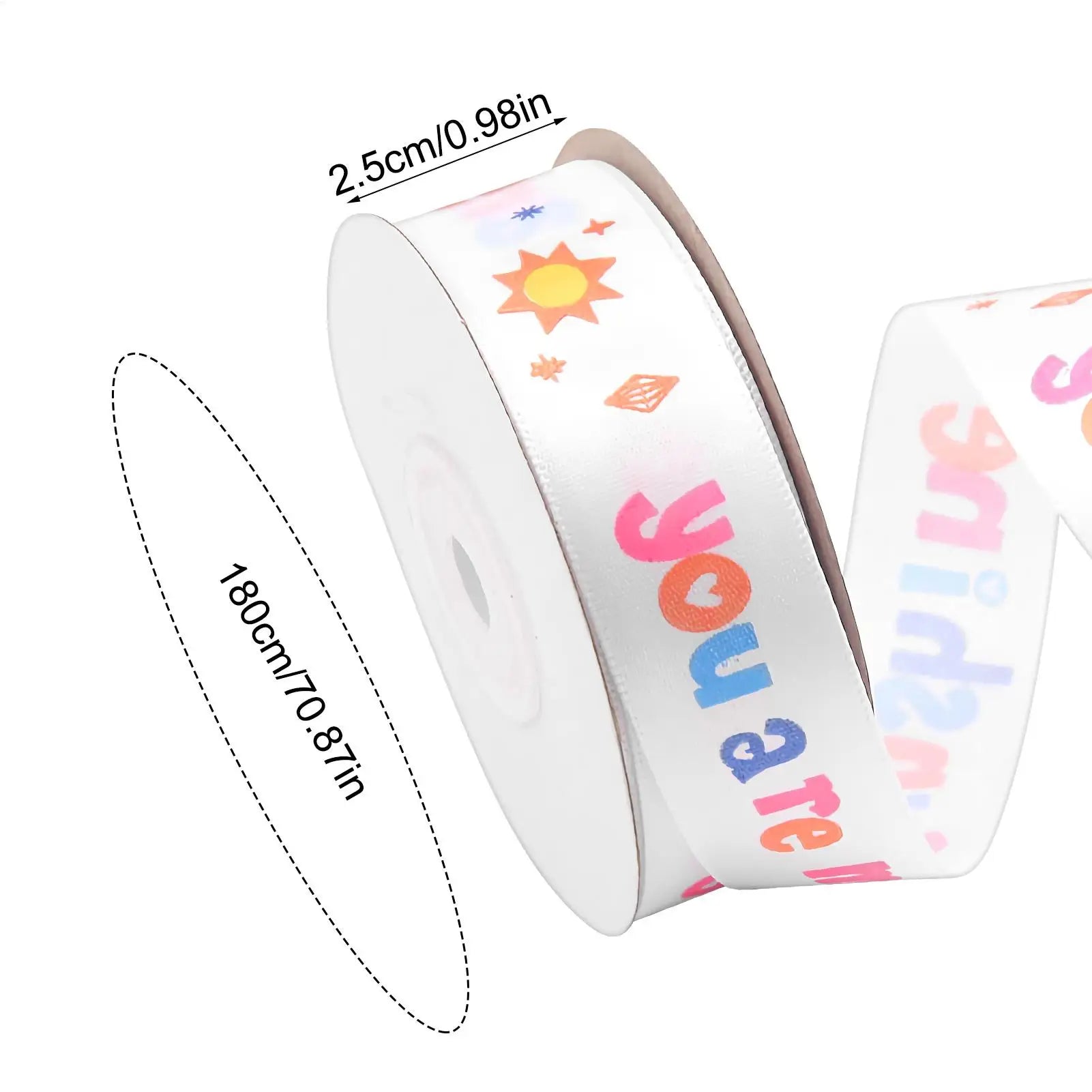 Craft Ribbon X 59 Ft Party Strap Bow Birthday Kindergarten School