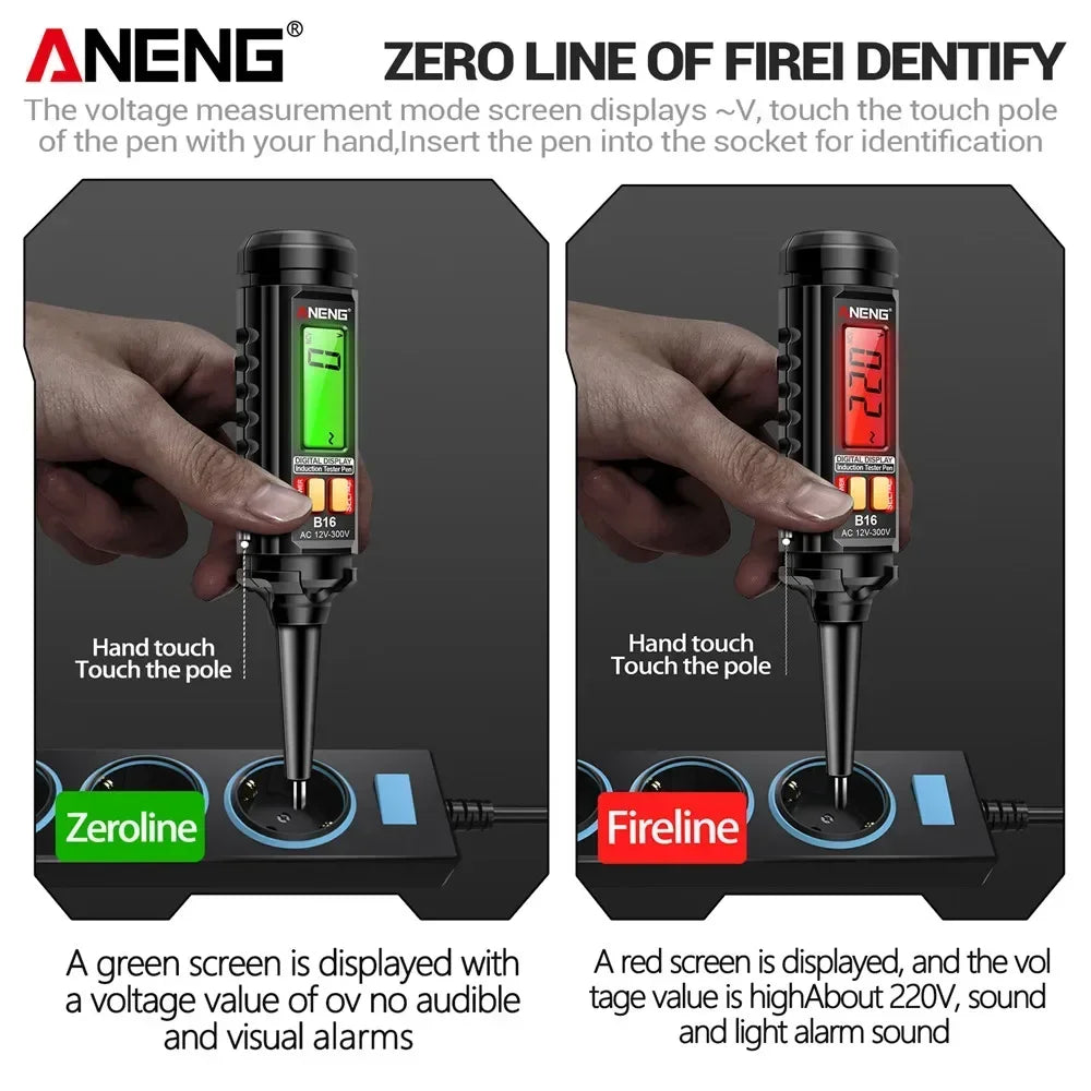 Voltage Tester Pen 12V-300V Non-contact Induction Detector NCV