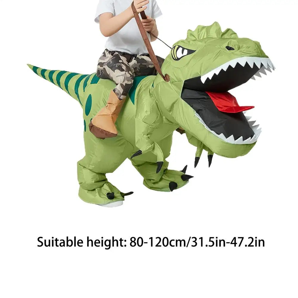 Dinosaur Costume Adult Funny Halloween Outfit Suit Men Women Blow Up Dinosaur Outfit For Christmas Event Cosplay Convention Zpaxo Children China Mainland