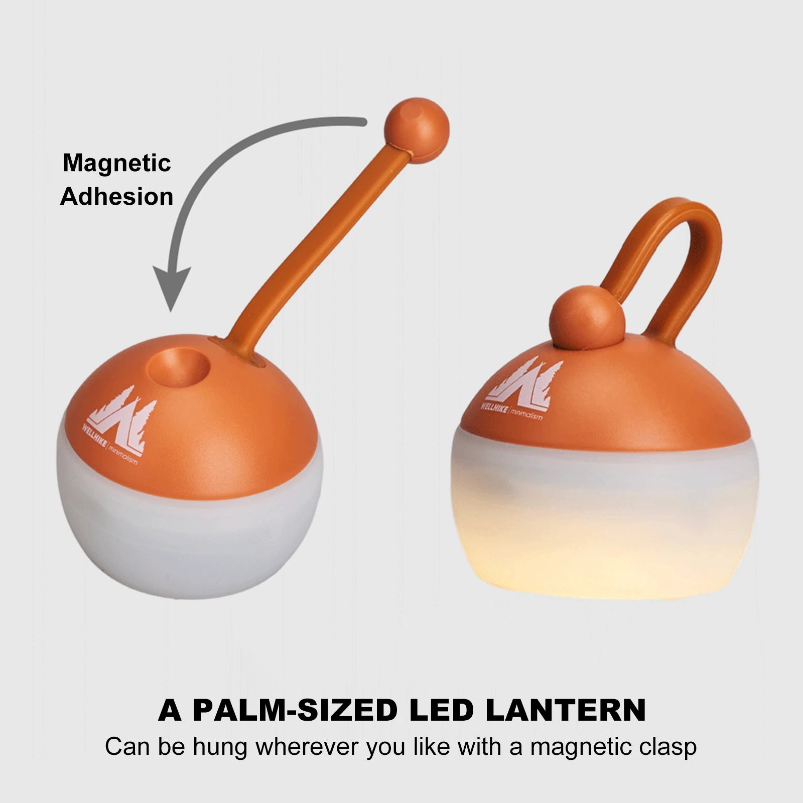 Mini Emergency Hanging Light Rechargeable Outdoor Hiking Night