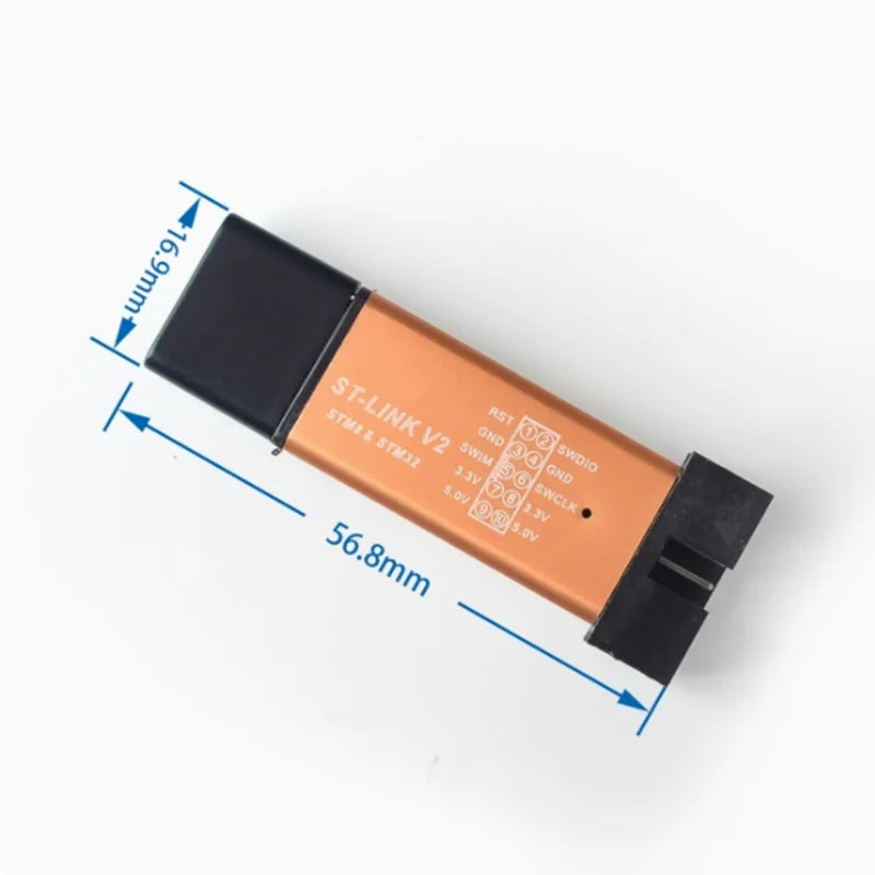 ST-LINK V2 Downloader STM8 STM32 Emulator Programmer Burning Line Zpaxo