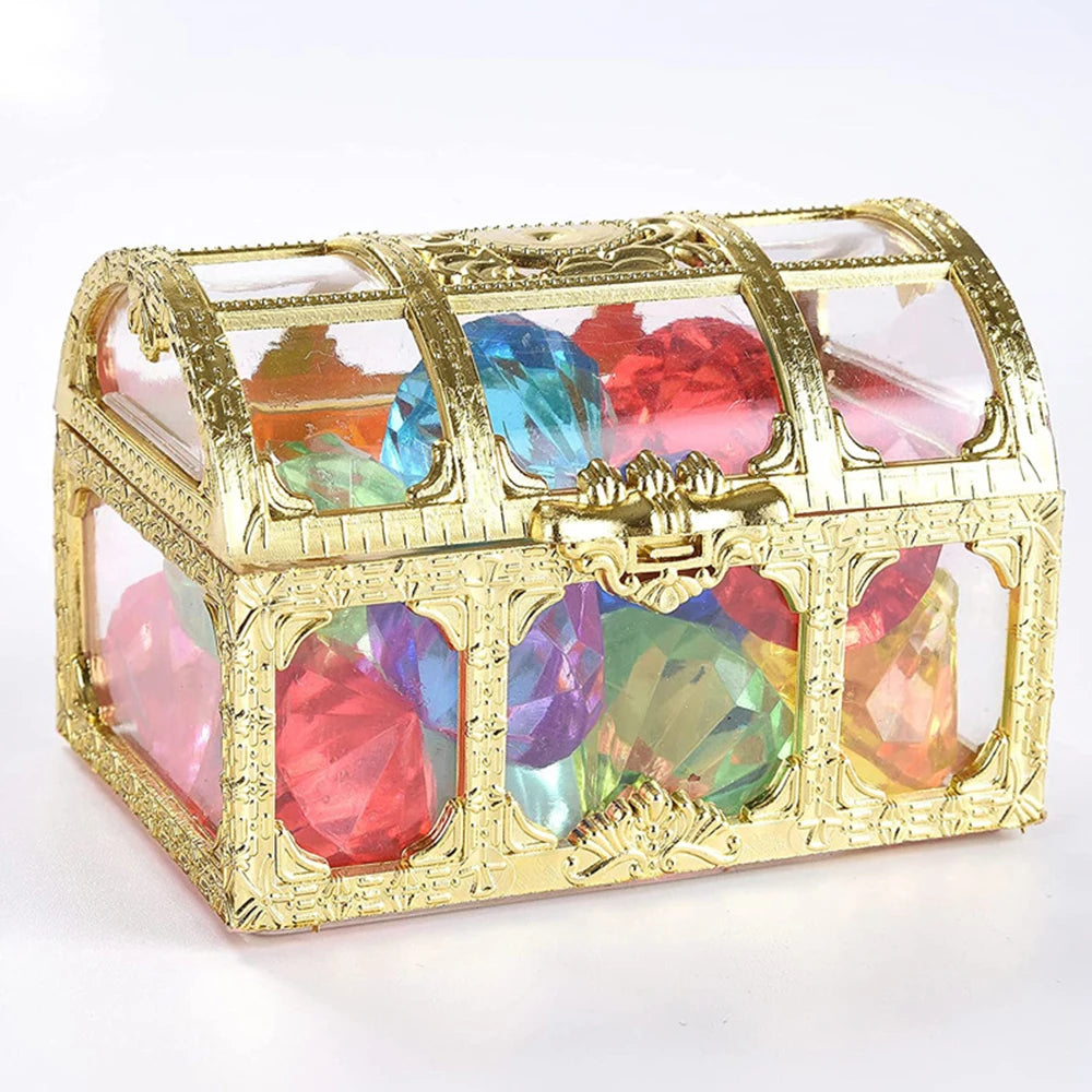 Retro Pirate Treasure Chest Mini Storage & Display Box