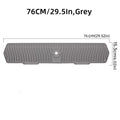 Extra Large Silicone Dish Drying Mat Non-slip Foldable Water Splash Zpaxo 76CM Gray