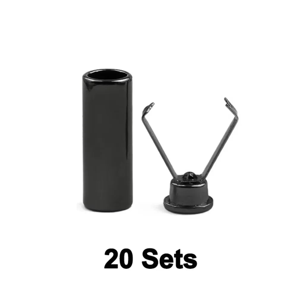 Heavy Duty Metal Cord Locks – Adjustable Fastening Clips Metal Cord Locks Zpaxo 20PCS Black