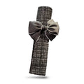Bowknot Car Seat Belt Cover Breathable Wear-resistant Shoulder Pad Zpaxo Black With Bowknot
