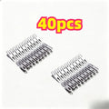 60pcs Stainless Steel Clothes Pegs Windproof Metal Clamps Multifunction Strong Clothespins Metal Clothes Clips For Clothes Sock Zpaxo 40PCS
