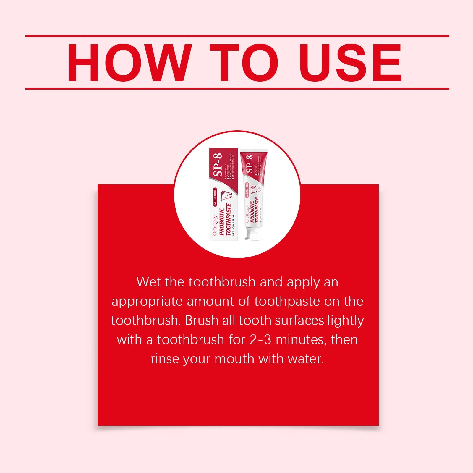 Oralhoe Probiotic Toothpaste | Enamel Brightening & Gum Care Probiotic Toothpaste Zpaxo