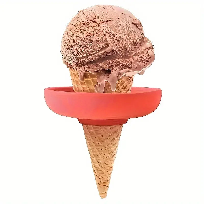 Leak-Proof Silicone Ice Cream Molds - Colorful Popsicle Stand with Drip Lid , Portable Freezer Tray for Summer Treats Zpaxo