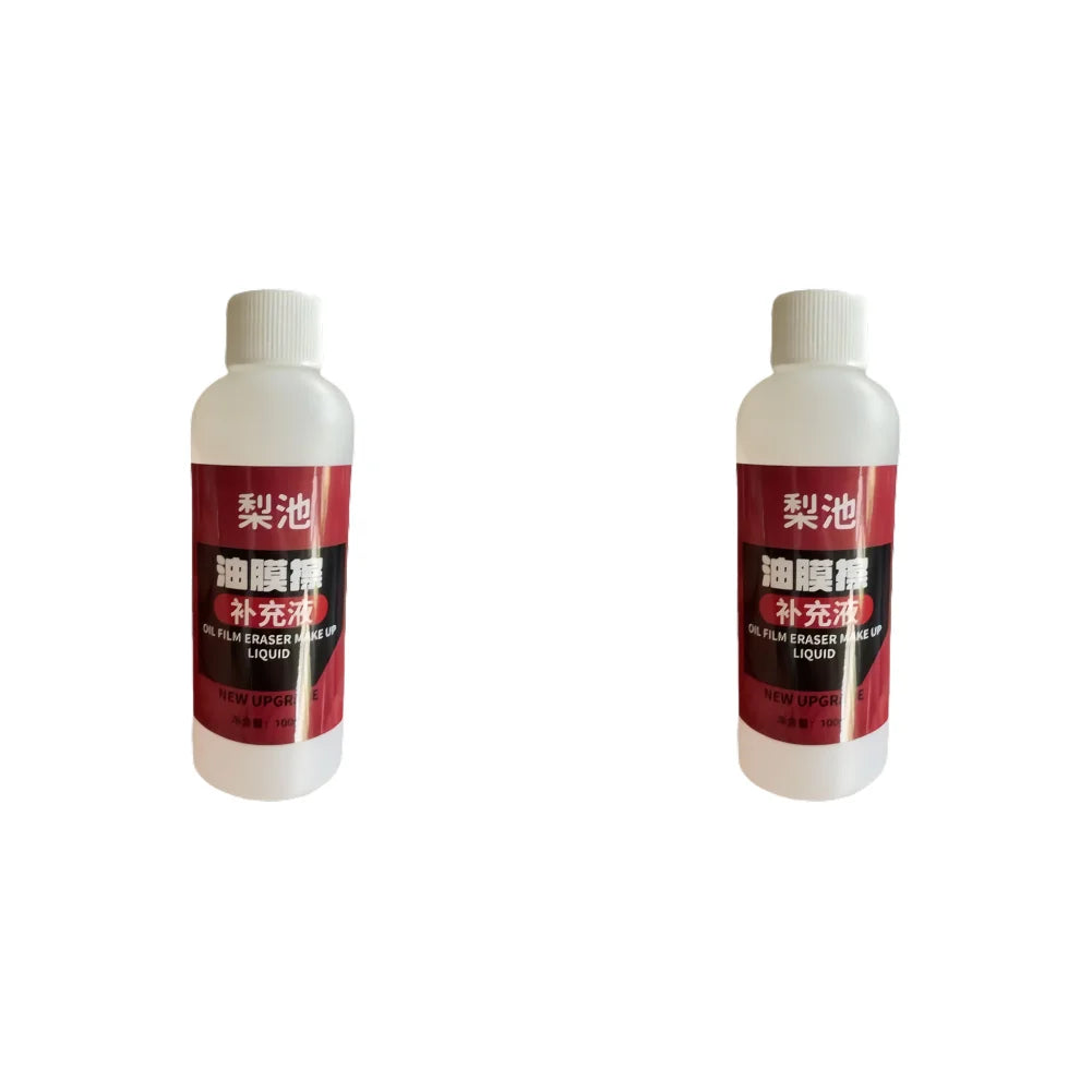 60- Automotive Oil Film Cleaning Brush Prevents Rain Fog Universal Zpaxo 100ml 2PCS