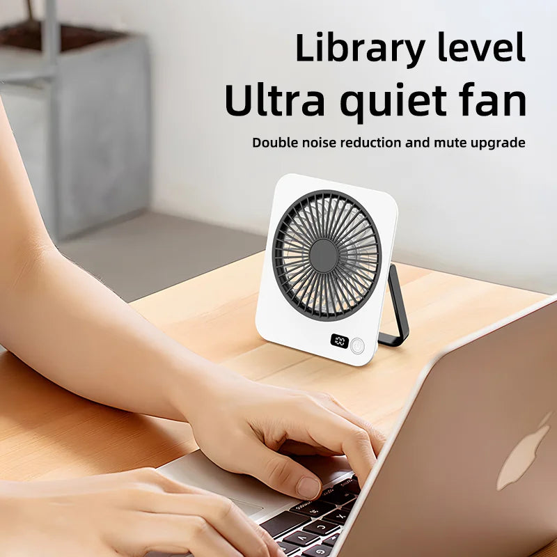 Ultra Thin Silent USB Desk Fan Powerful Portable Mini Low Noise Zpaxo