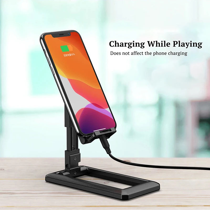 Phone Holder Mount Stand Adjustable Viewing Angle Portable Office Desk Holder For Smart Phone Tablet Desktop Phone Bracket Kit Zpaxo