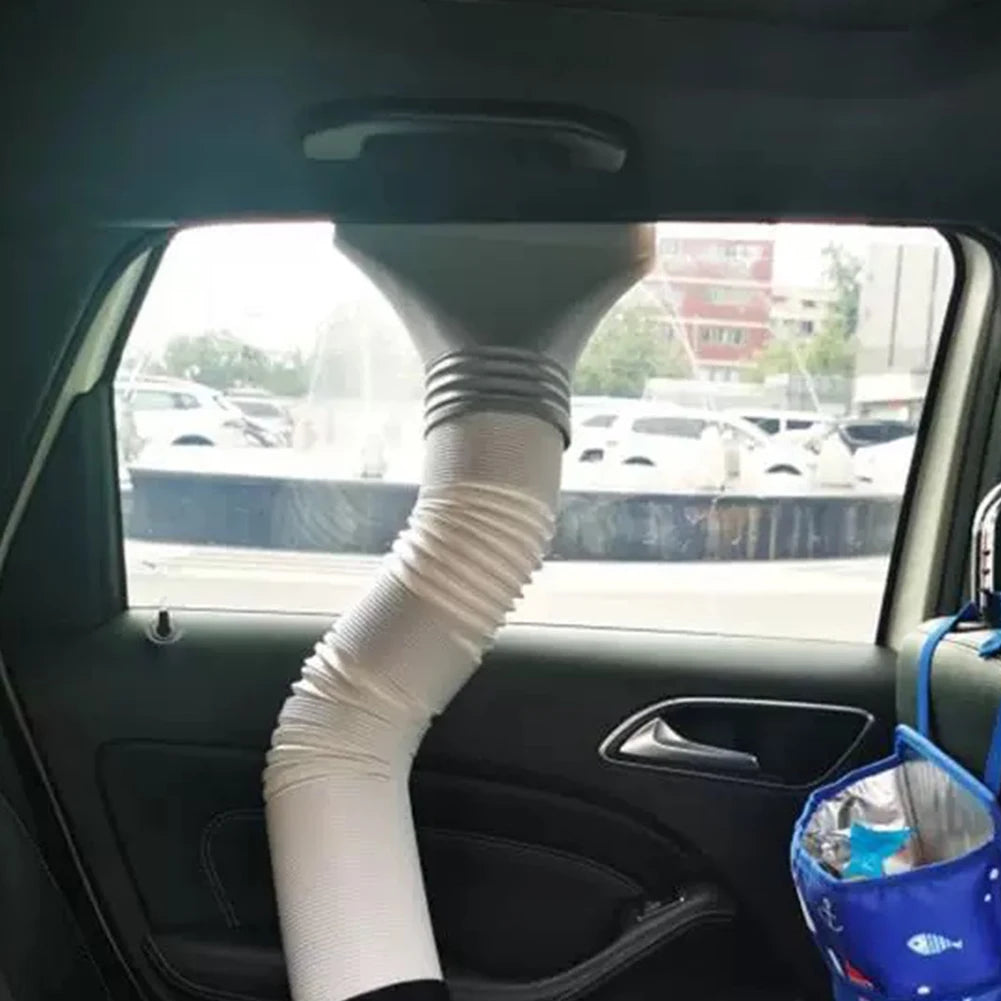 Flat Hose Adapter Exhaust Fan Nozzle Air Conditioning Window Vent