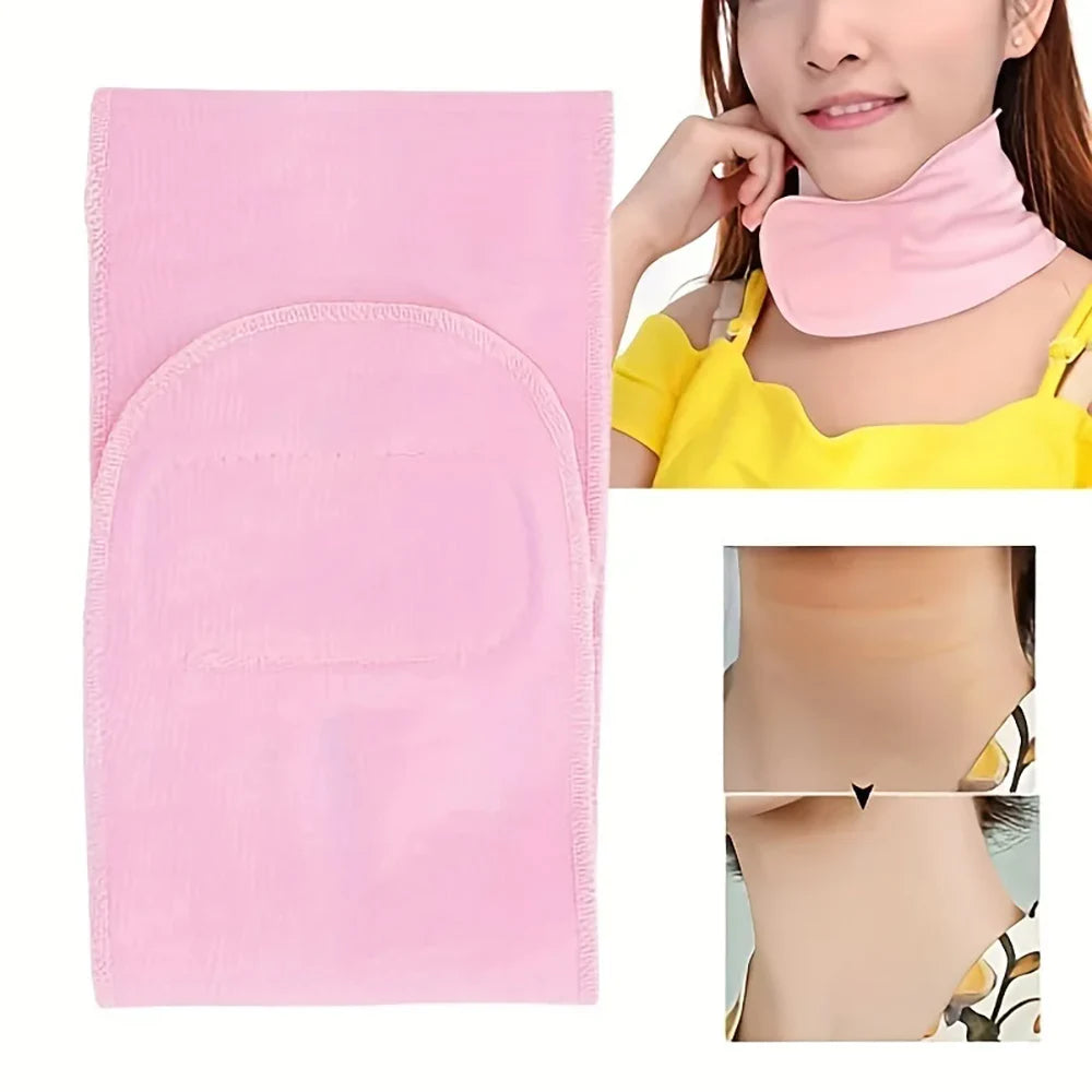 Silicone Nursing Neck Pad Strap Tightening Reusable Gel Spa Mask Zpaxo