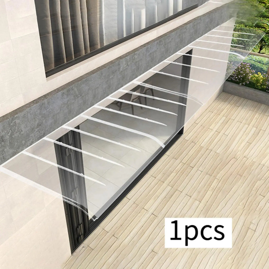 Window Awning Door Canopy Easy to Install Impact Resistant Sun Shetter Cover for Garage Balcony Garden Exterior Front Door Zpaxo