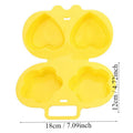 Mold Boiled Egg Steamer Flower Heart Cooker Steamed Mini Breakfast Zpaxo Yellow