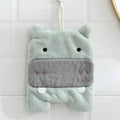 Cute Cartoon Animals Children's Hand Towel Quick Drying Microfiber