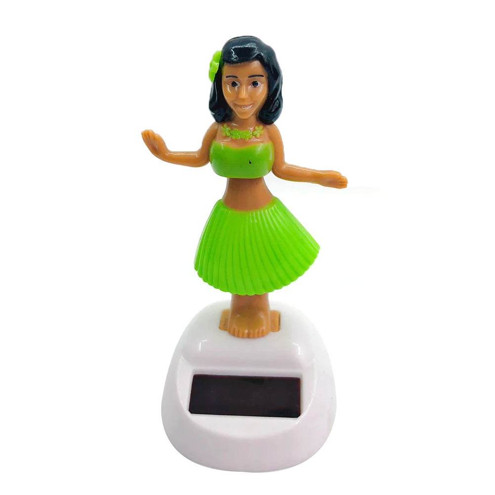 Solar Powered Dancing Toys Solar Powered Little Girl Dancer Toy Car Dashboard Decor Solar Powered Portable Solar Car Ornament Zpaxo green China Mainland