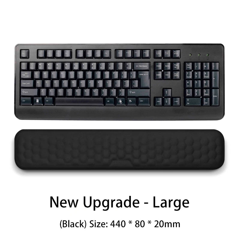 Keyboard Pad Memory Foam Office Computer Laptop Easy Typing Soothing