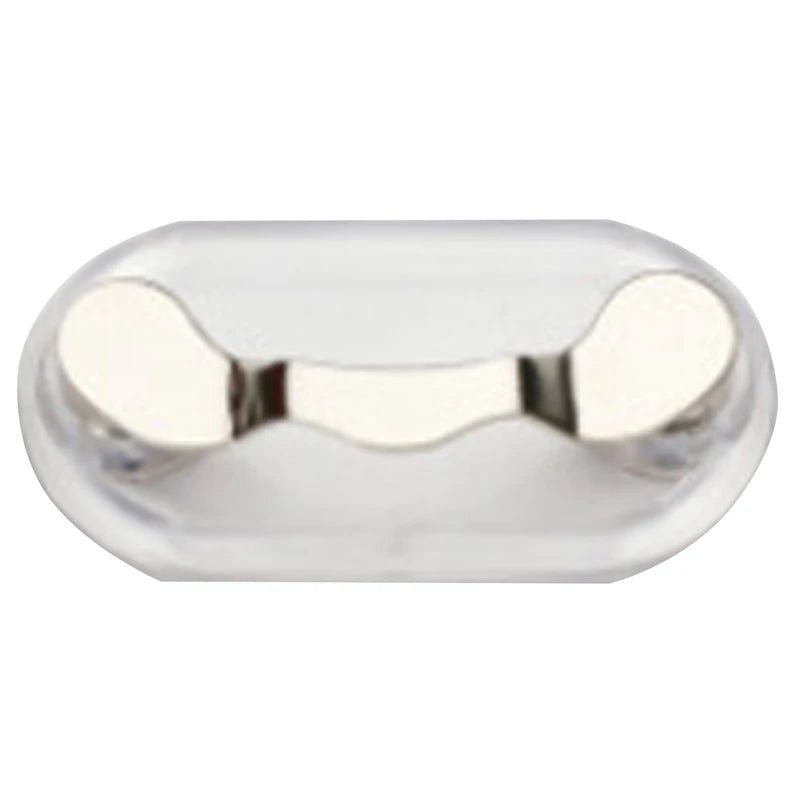 Magnetic Hang Eyeglass Holder Pin Brooches Fashion Multi-function Portable Clothes Clip Buckle Magnet Glasses Headset Line Clips Zpaxo Silver