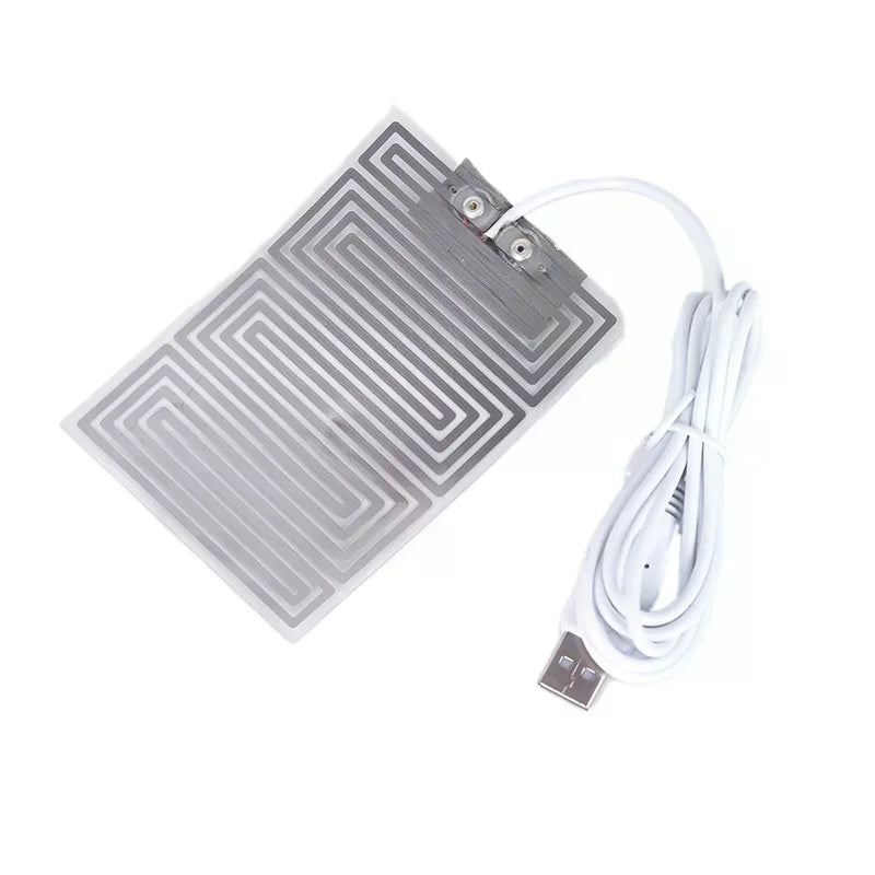 Pad Hand Warmer Heated Insole USB Heating Metal Film Electric Heat Mat Zpaxo