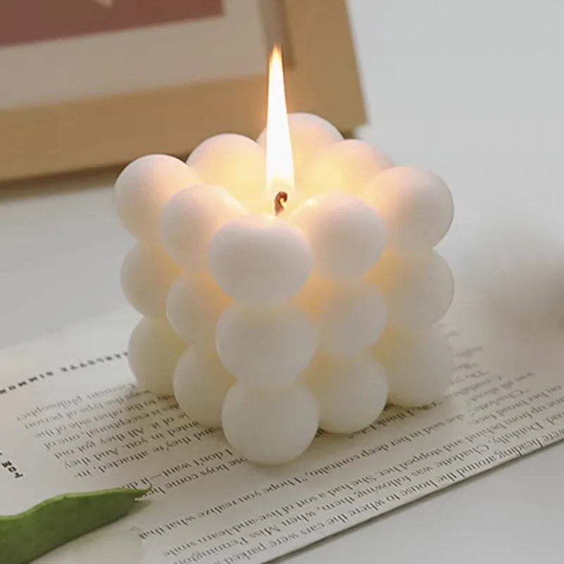 Creative Ball-shaped Soy Wax Magic Cube Aromatherapy Candle High-end