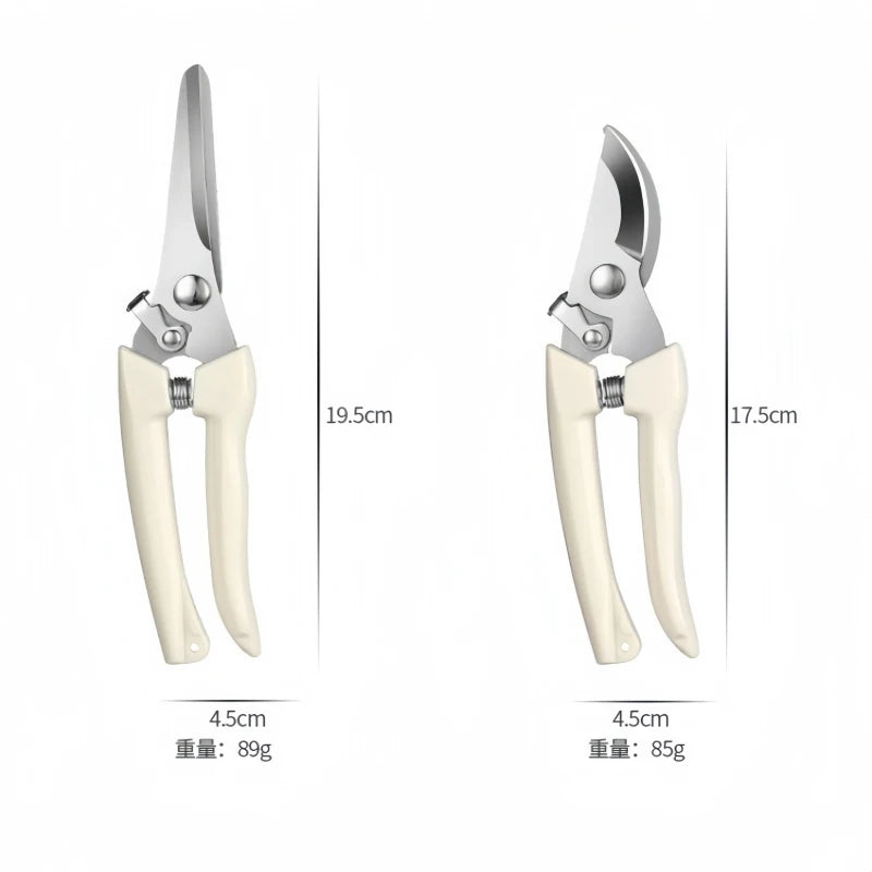 Pruning and pruning complete set of gardening straight end shears, garden elbows, garden fruit picking shears, spring hand tools Zpaxo