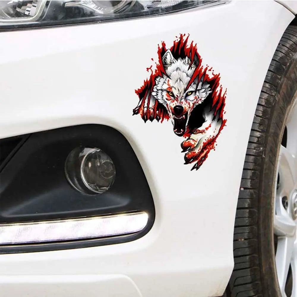 Blocking Car Styling Accessories Self-adhesive 3D Realistic Sticker Zpaxo
