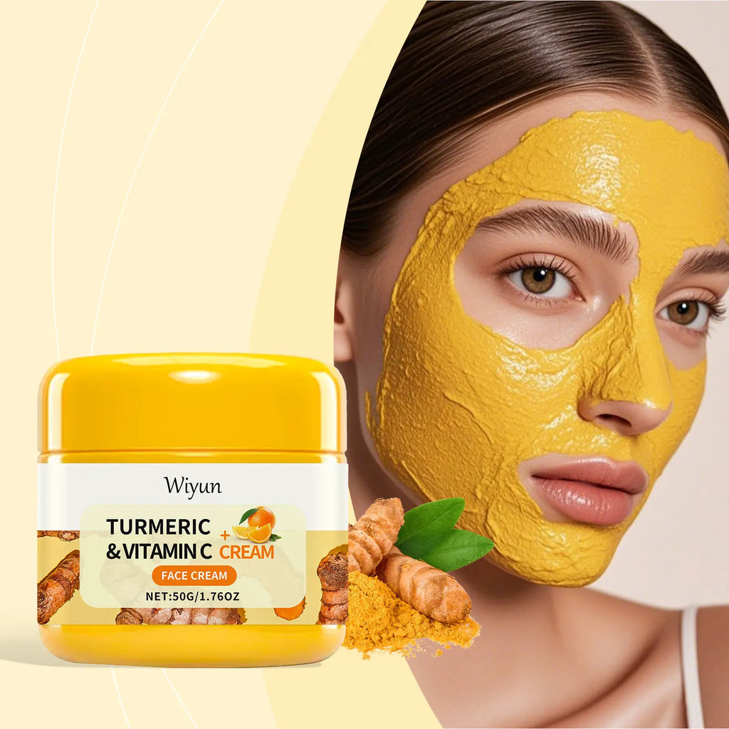 WIYUN Turmeric Brightening Cream – Dark Spots & Vitamin C Brightening Face Cream Zpaxo