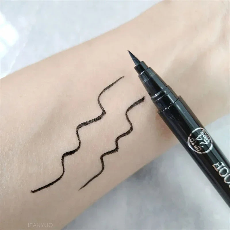 Liquid Eyeliner Pen Long-lasting Fast-drying Waterproof Non-fading Stain-free Black Eyeliner Eye Cosmetics for Women Zpaxo