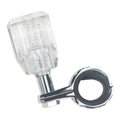 Octagonal Design Steering Wheel Spinner Knob Acrylic Crystal Material Zpaxo Transparent