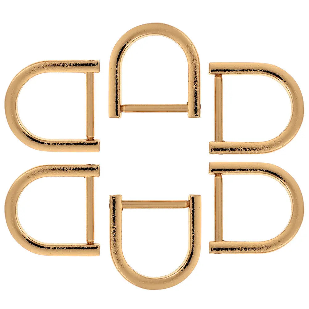 Detachable Zinc Alloy D-shaped Buckle Rings Bags Handbags Backpacks