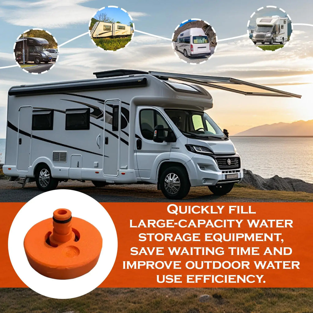 Rv Water Fill Inlet Hatch Cap Trailer Connection Boat Tank Vehicle