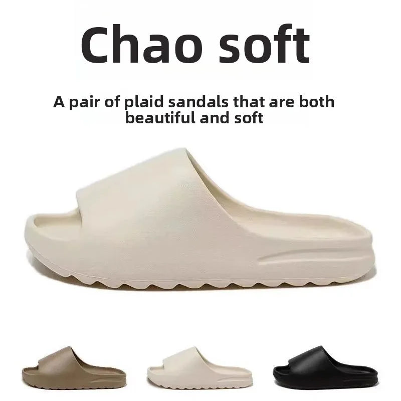 Thick-bottomed EVA Flip-flops Women Slippers Anti-slip Function
