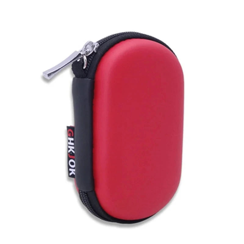USB Flash Drive Carry Case Bag Protection Can Storage Hold Earphone Zpaxo Red
