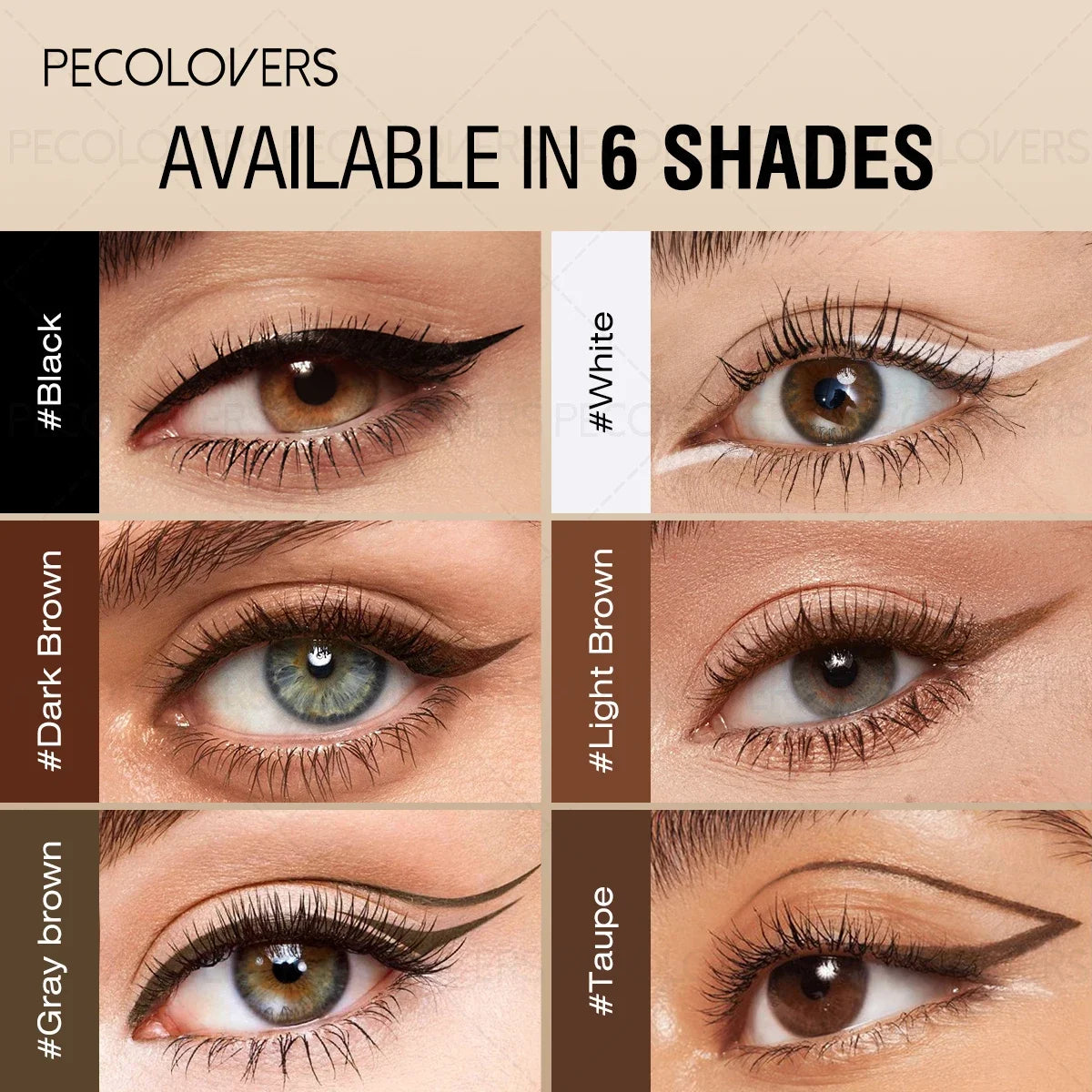 1PC Eyeliner & Eyebrow Pen - Smudge-Proof, Fast-Drying, Non-Stick Formula, Perfect for Daily Use Zpaxo