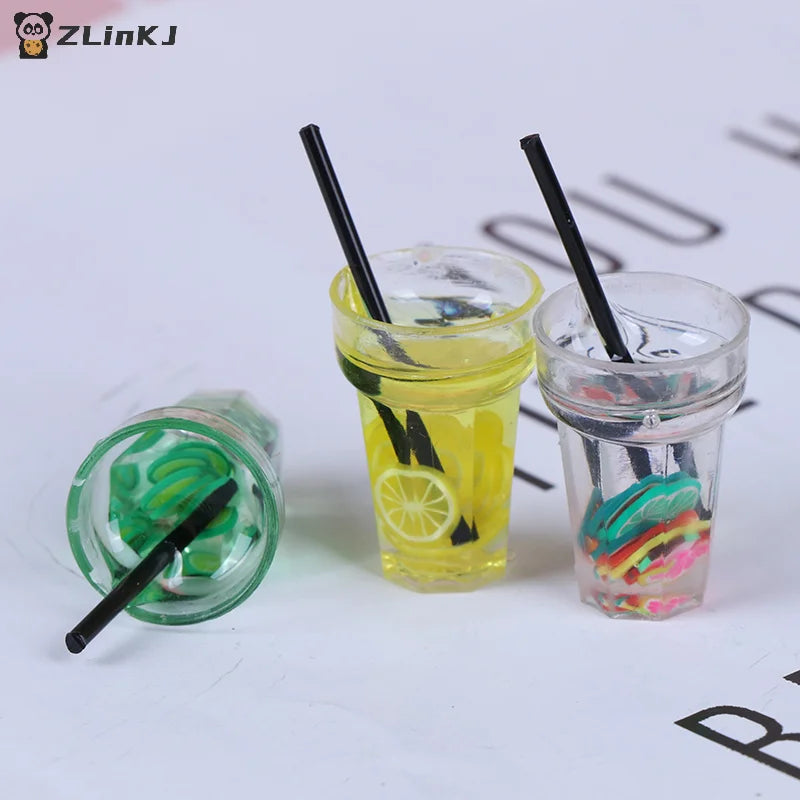 ▶1Pcs 1:12 Scale Cup Drink For Dollhouse Miniature Toy Doll Food Kitchen Accessories Zpaxo