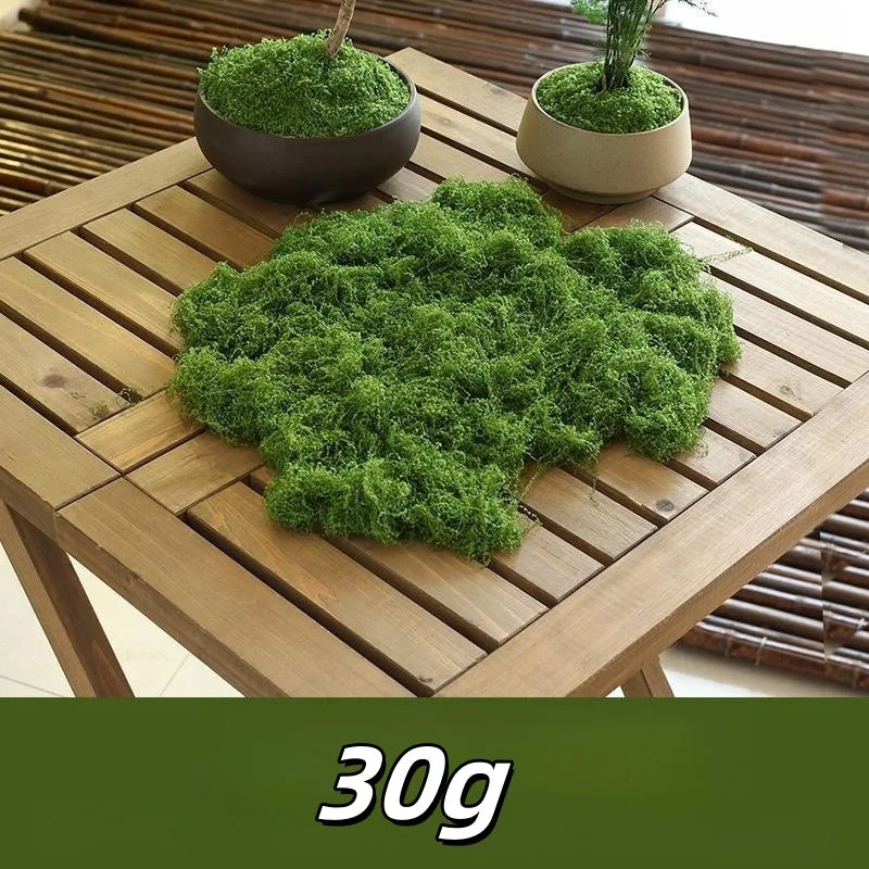 Artificial moss filaments moss lawn people fake moss do not fade DIY scene layout Zpaxo 30g