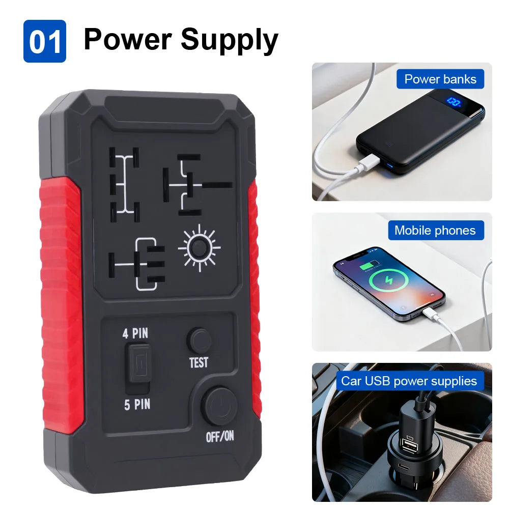 LED Indicator Automotive Electronic C Port 2025 Lighting Car Battery