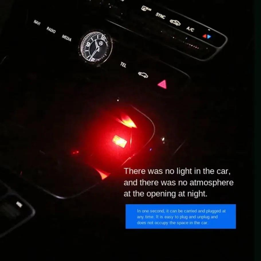 USB Mini LED Ambient Light, Car Interior Neon Lamp, Emergency Lighting, Night Light, PC Laptop Plug and Play, Portable USB Light Zpaxo