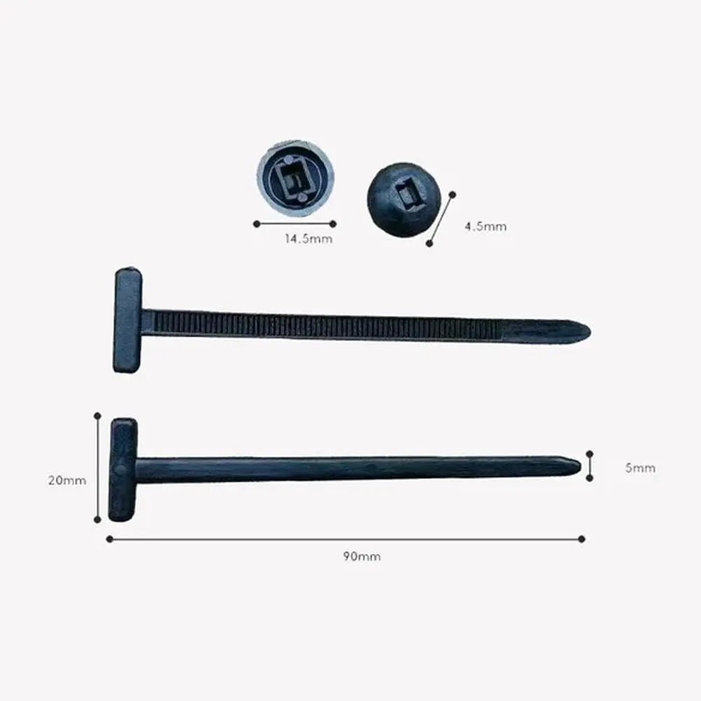 Nylon Cable Tie Buckles – Heavy Duty Zip Ties for Car Body