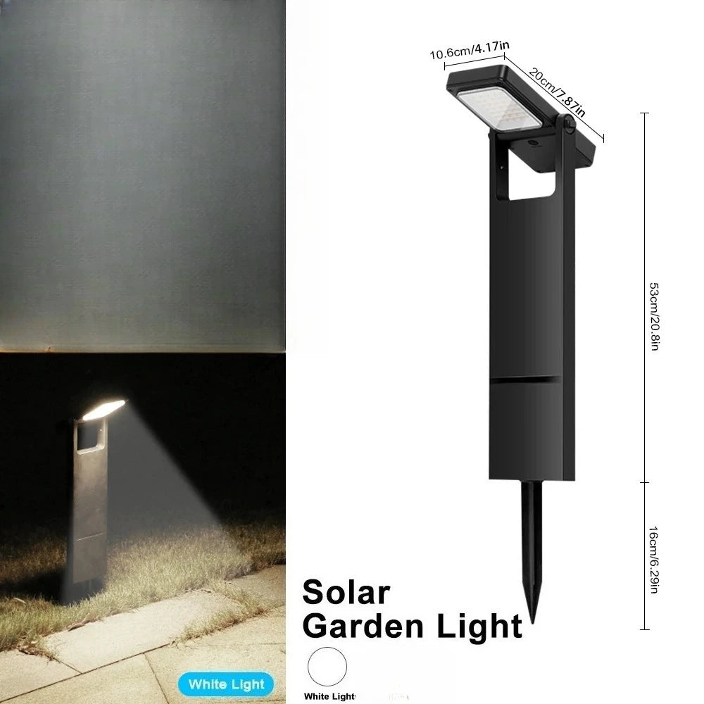 Solar Powered LED Pathway Lights, Outdoor Waterproof Garden Lamp, Warm White Light, Landscape Lighting Decor for Lawn Zpaxo Cold White China Mainland